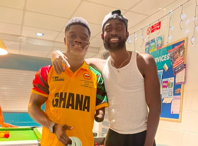 Joseph Paul inspires Team Ghana with racing spikes gift for Hayford Addae