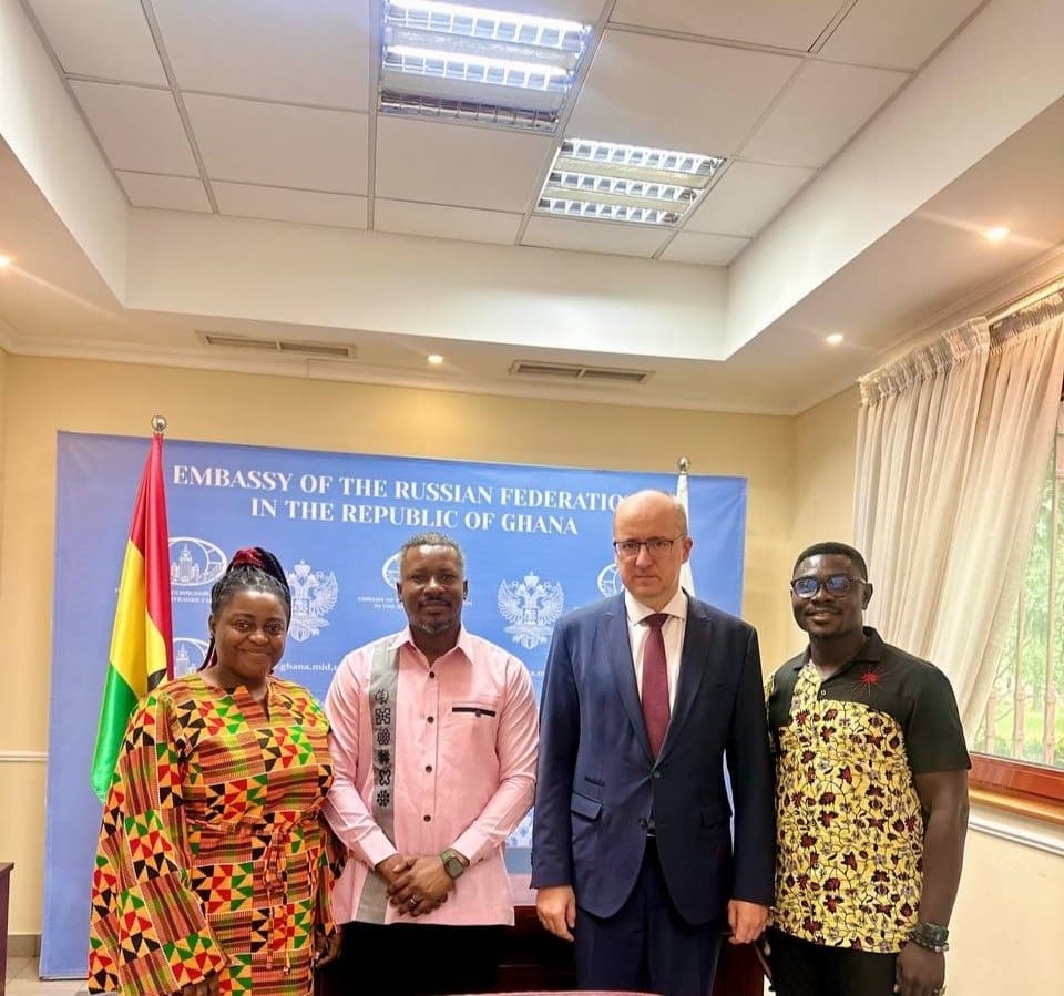 Ghana-Russia Centre pledges stronger trade and investment ties after meeting Russian Ambassador