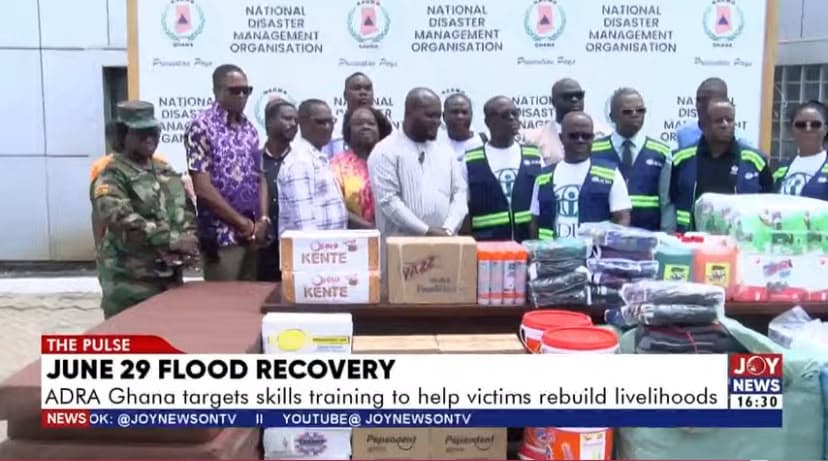 ADRA Ghana to train June 29 flood victims and support livelihood recovery