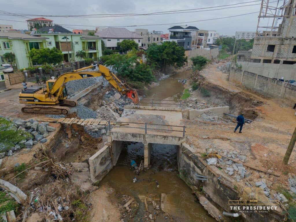 Flood Mitigation Task Force begins phased dredging, desilting and demolition exercise across various locations in Accra