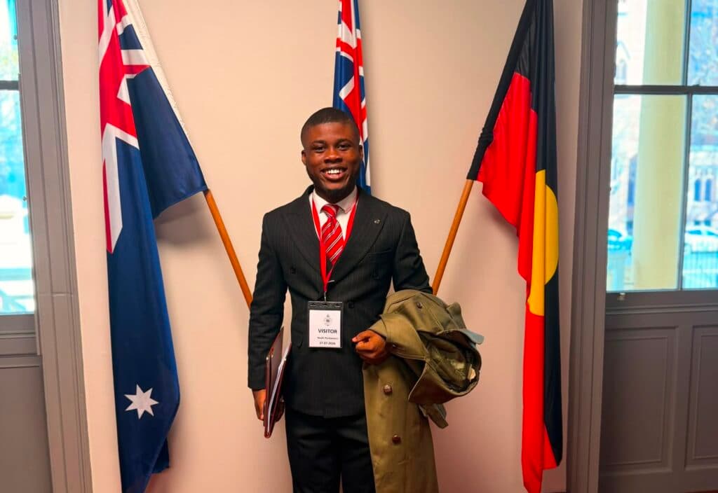 Ghana’s Titus Owusu Darko elected Education Minister at Commonwealth Youth Parliament in Australia