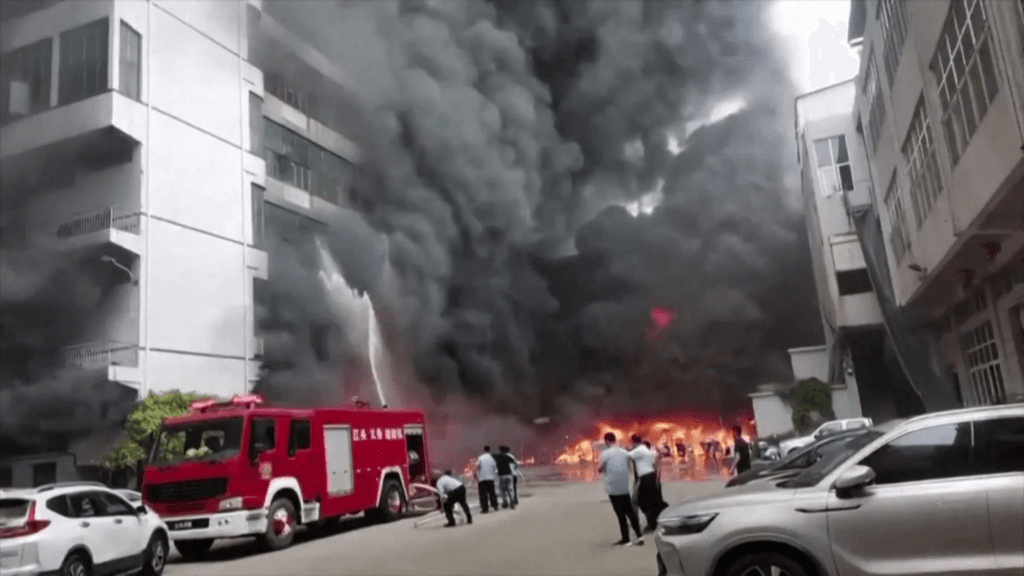 Factory fire kills at least 28 in China’s ‘shoe capital’