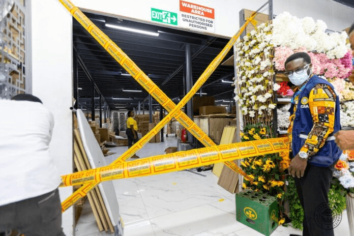 GRA uncovers tax compliance breaches at China Mall operator, partially seals warehouse