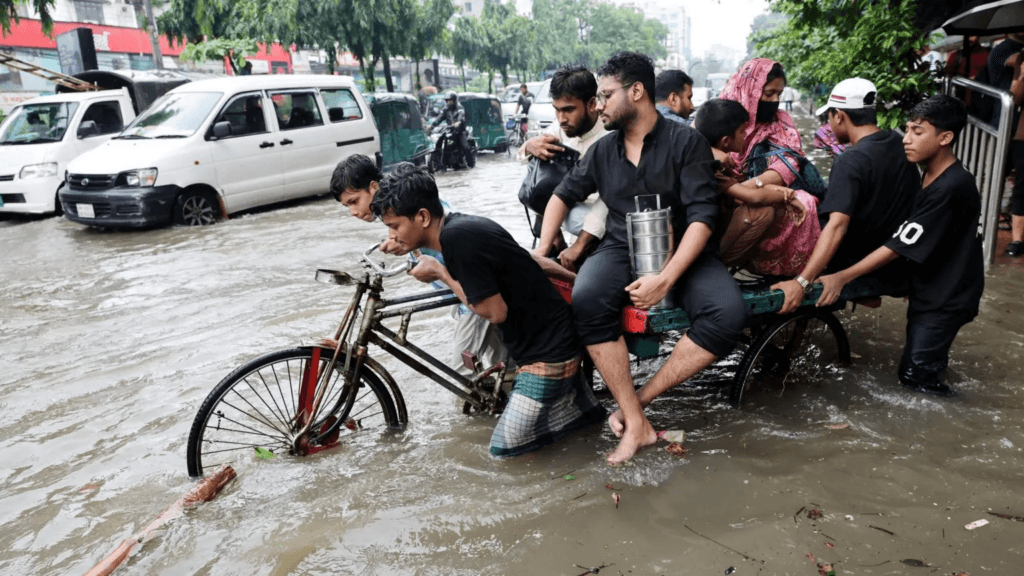 Heavy rains and flash floods in Bangladesh leave 51 dead