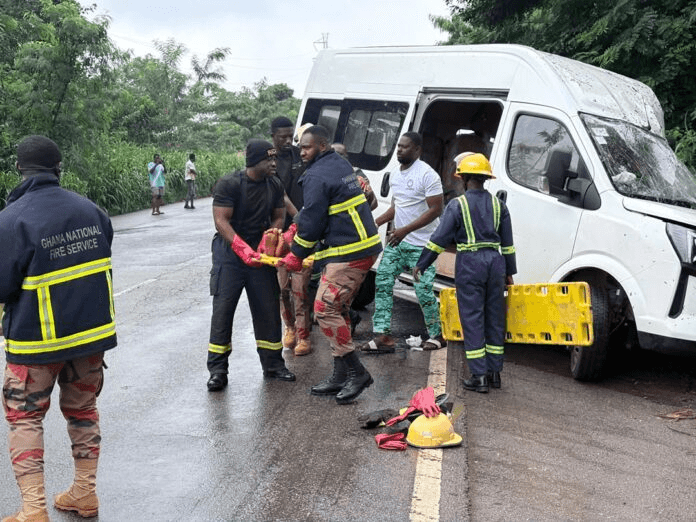 Three killed, three critically injured in Juaso crash