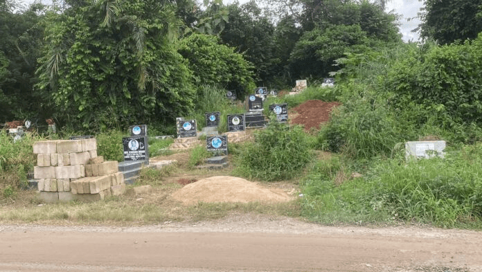 Ntonso youth guard against unauthorised burials at community cemetery