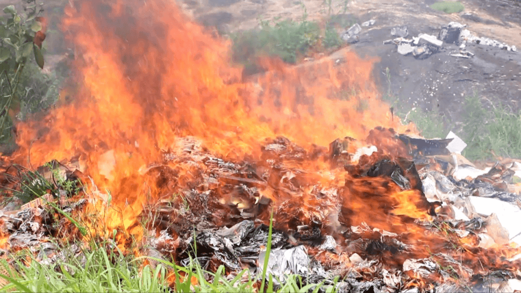 FDA Upper West destroys expired, banned products including hydroquinone cosmetics