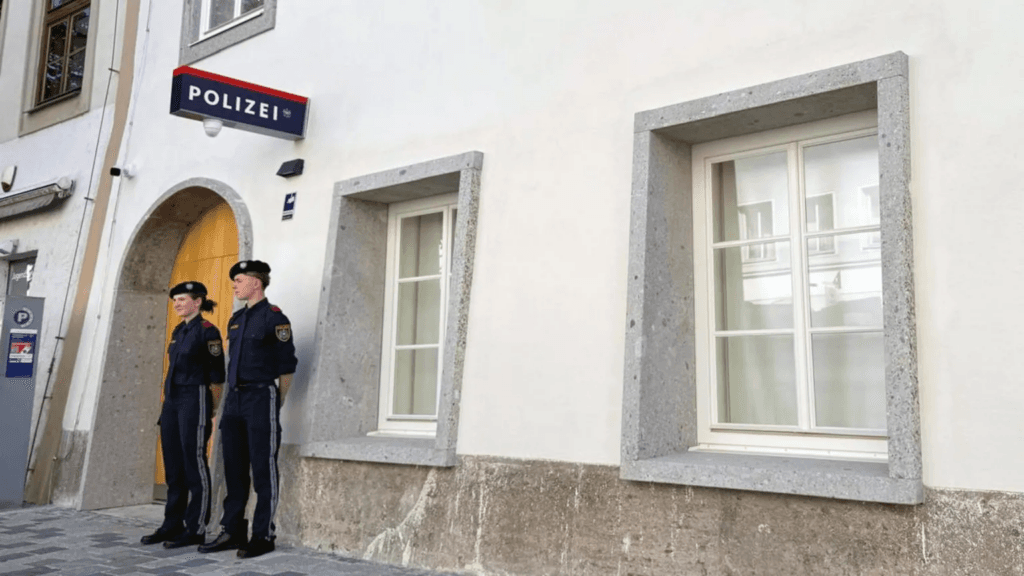Police station opens at Hitler’s birthplace in bid to rid site of Nazi link