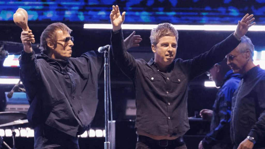 Oasis overtake The Beatles in all-time UK album chart