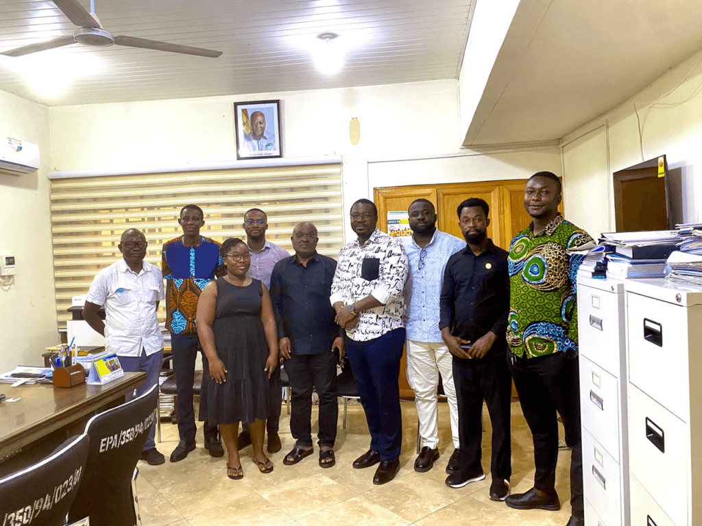 GJA Ashanti Regional Chairman leads journalists to condole with EPA Director Jackson Nyantakyi