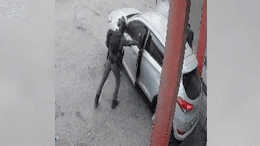 Israeli police officer filmed throwing stun grenade into car in West Bank