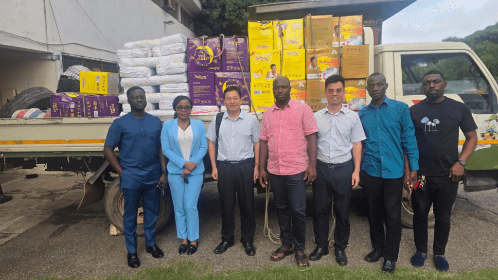 Softcare FM Manufacturing Limited donates relief items, GH¢200,000 to support flood victims