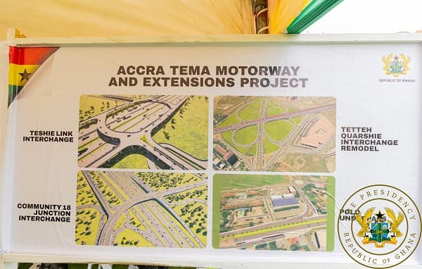Accra-Tema Motorway reconstruction 48% complete with drainage works reducing flooding
