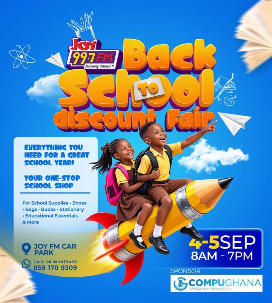 Joy FM Back to School Discount Fair returns September 4–5