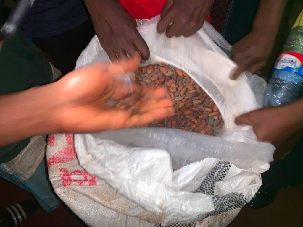 Police arrest four, intercept 118 bags of cocoa destined for Togo