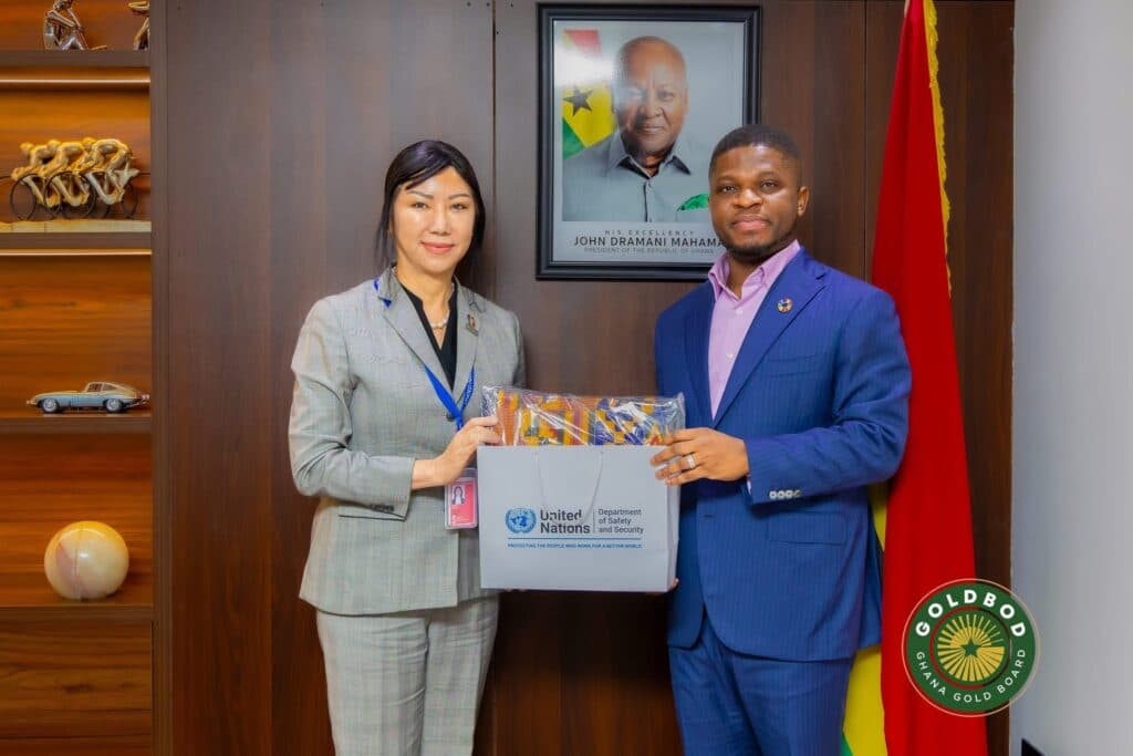 UN security official meets GoldBod CEO Sammy Gyamfi