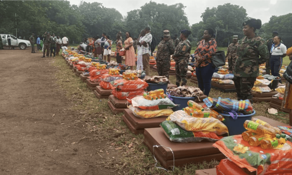 297 GAF personnel receive flood relief