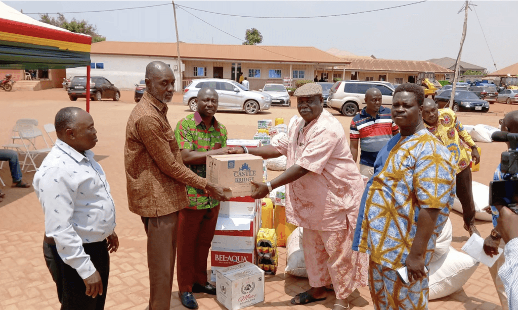 Kpone-Katamanso MCE presents items to clans ahead of Homowo Festival