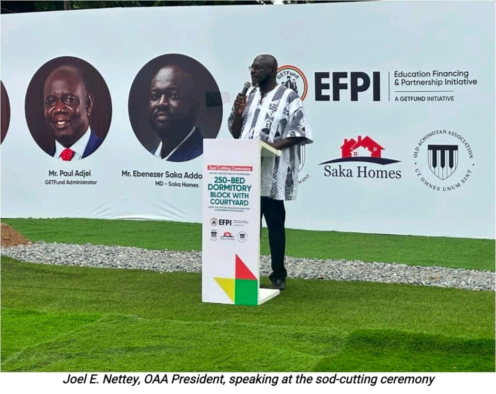 Incentivise alumni donations to public schools – Achimota OAA President urges GETFund, GRA, Education Ministry