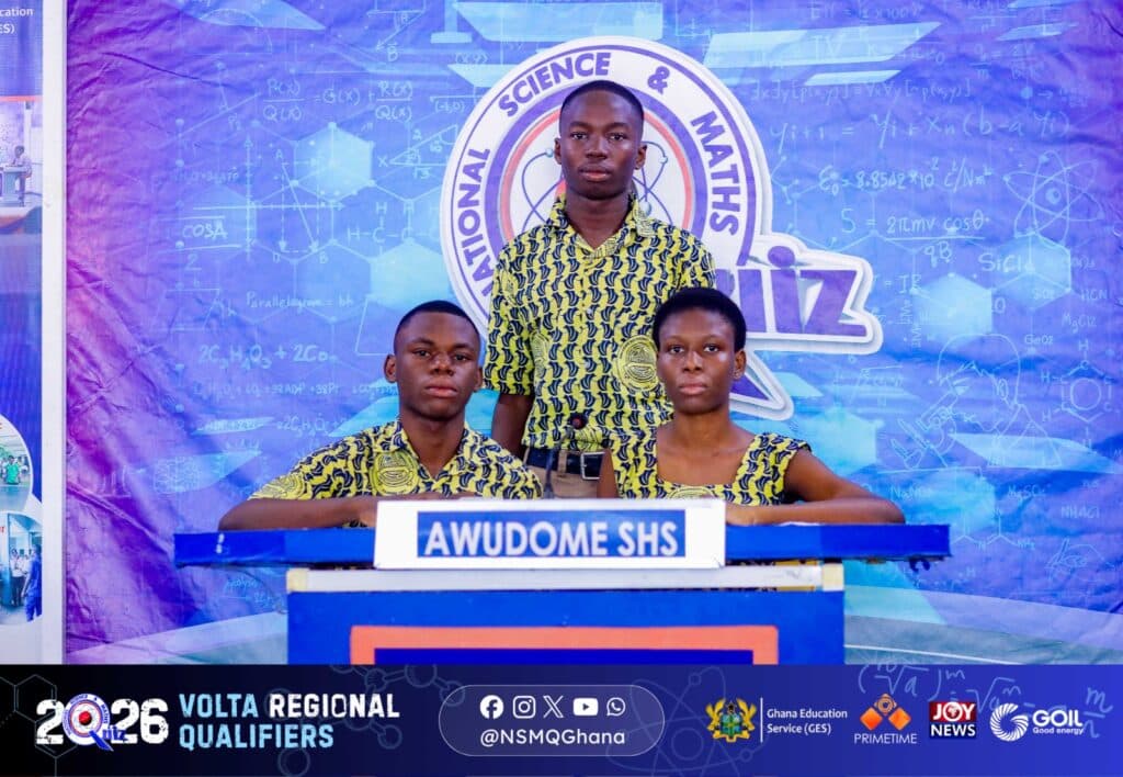 Awudome SHS snatches NSMQ 2026 ticket from Wovenu, Mawuko Girls after thrilling final-round comeback