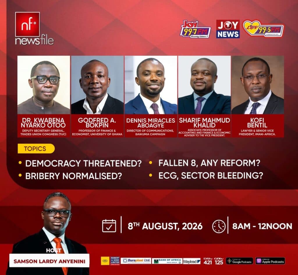 This Saturday on Newsfile: NPP politics, police bribery, helicopter disaster, and ECG crisis
