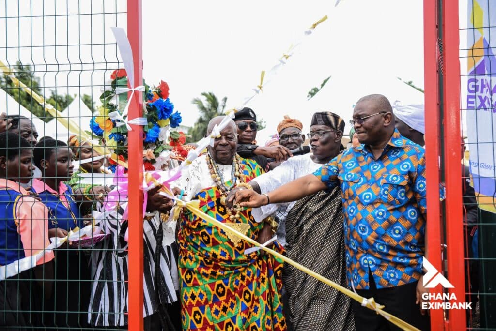 Ghana EXIM Bank’s 10th Anniversary CSR Project Transforms Hogbe Park into Modern Astro Turf Facility