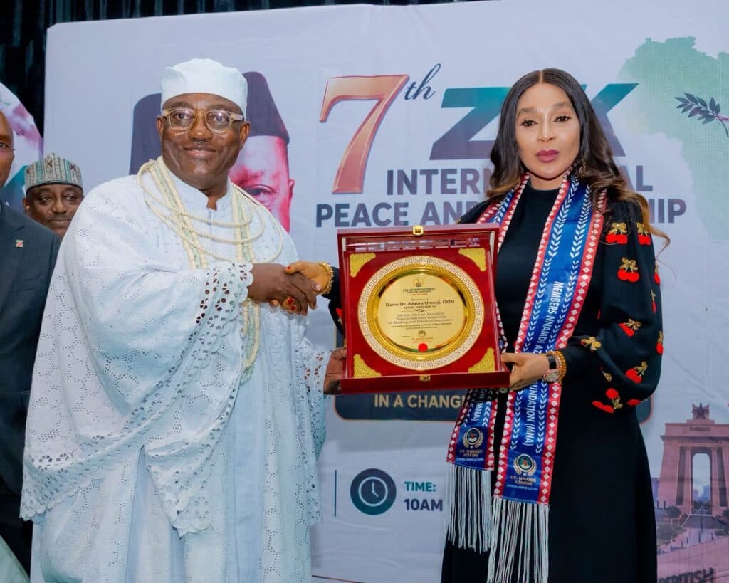 Zik Pan-African Award honours Zenith Bank CEO, Adaora Umeoji for transformational leadership