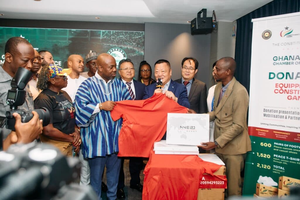 Andre Ayew Backs Grassroots Sports as Ghana-Anhui Chamber Donates 2,120 Items for Constituency Games