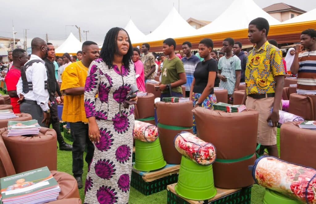 Ablekuma North MP supports 500 SHS freshmen with back-to-school items