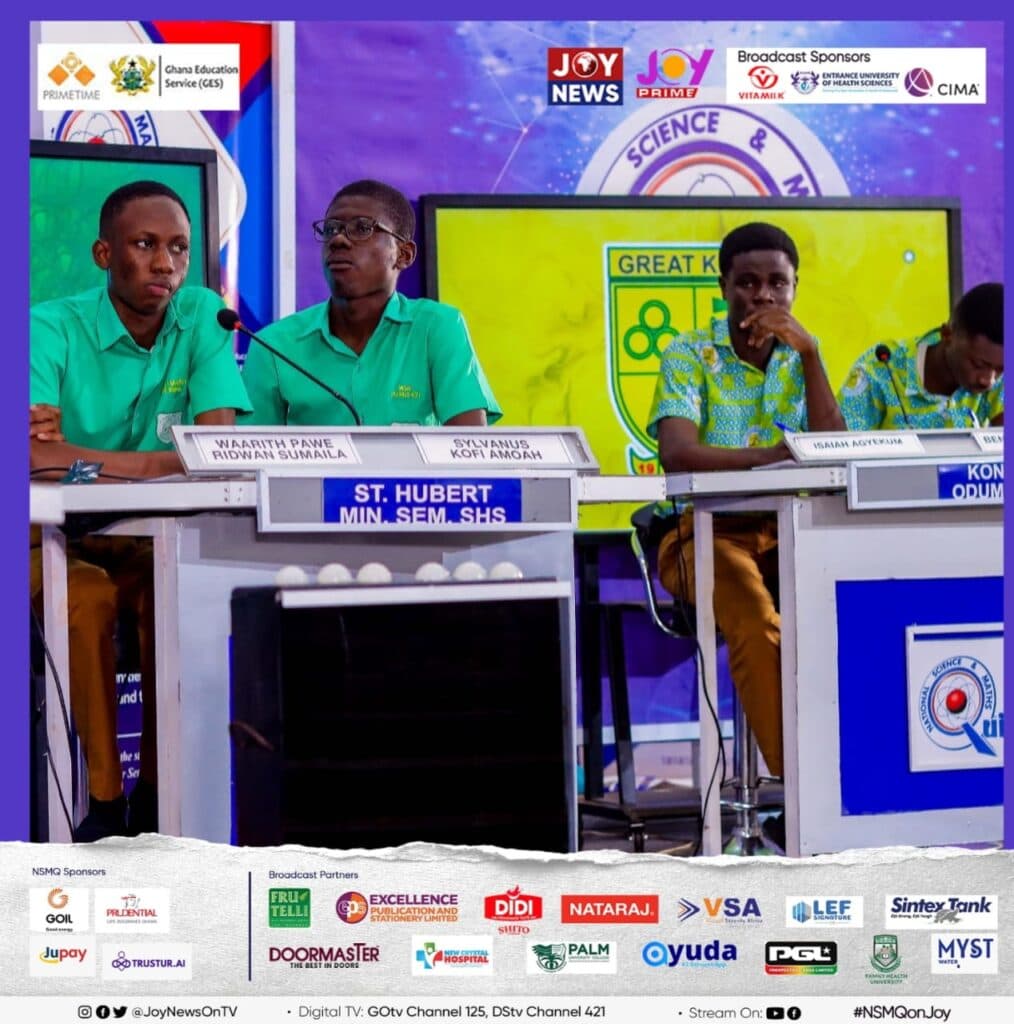 NSMQ 2026: St. Hubert Minor Sem. reclaims lost seed, sends Mawuli School packing to book quarter-final spot