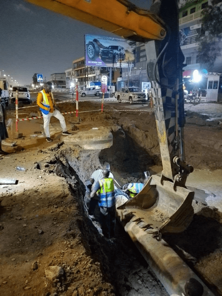 GWL restores water supply after damaged pipeline disrupts Western Accra communities