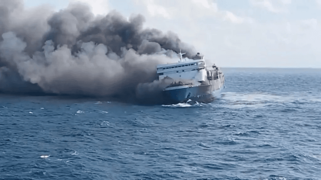 Five dead, 41 missing, after Indonesia ferry catches fire