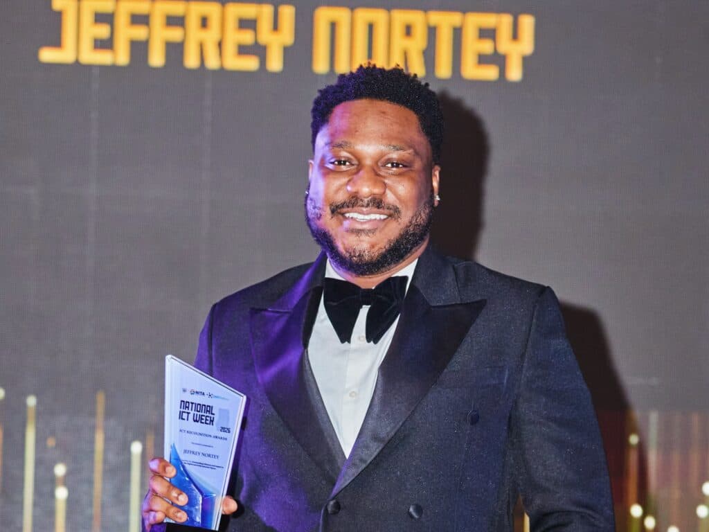 Jeffrey Nortey honoured for digital influence at National ICT Week 2026