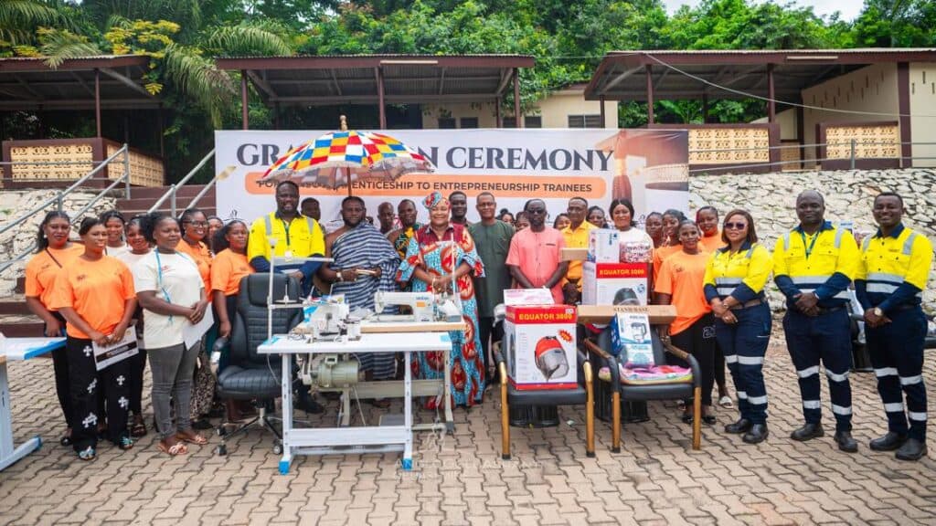 AngloGold Ashanti empowers 22 Sanso women through apprenticeship to entrepreneurship programme