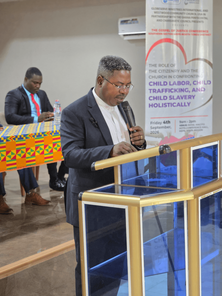 Rev Samuel Anthony Kofi Dunya calls for stronger action against child labour and trafficking