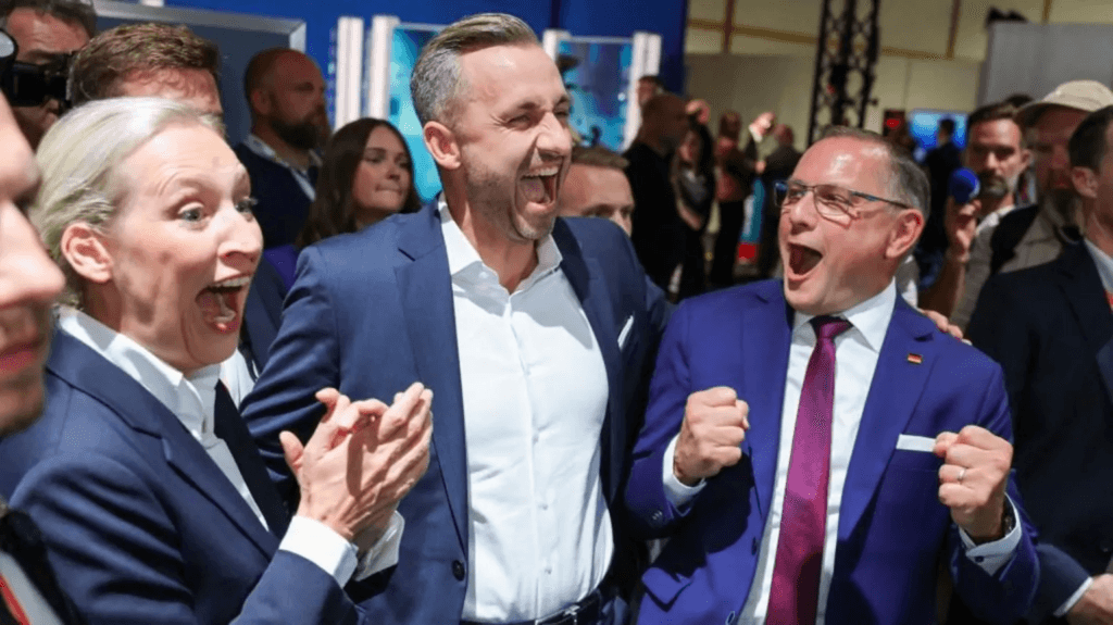 Germany’s far-right AfD set for big win in eastern state, just short of majority