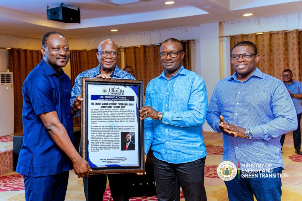 Edmond Kombat named Energy Sector Reform Programme Champion of the Year 2026