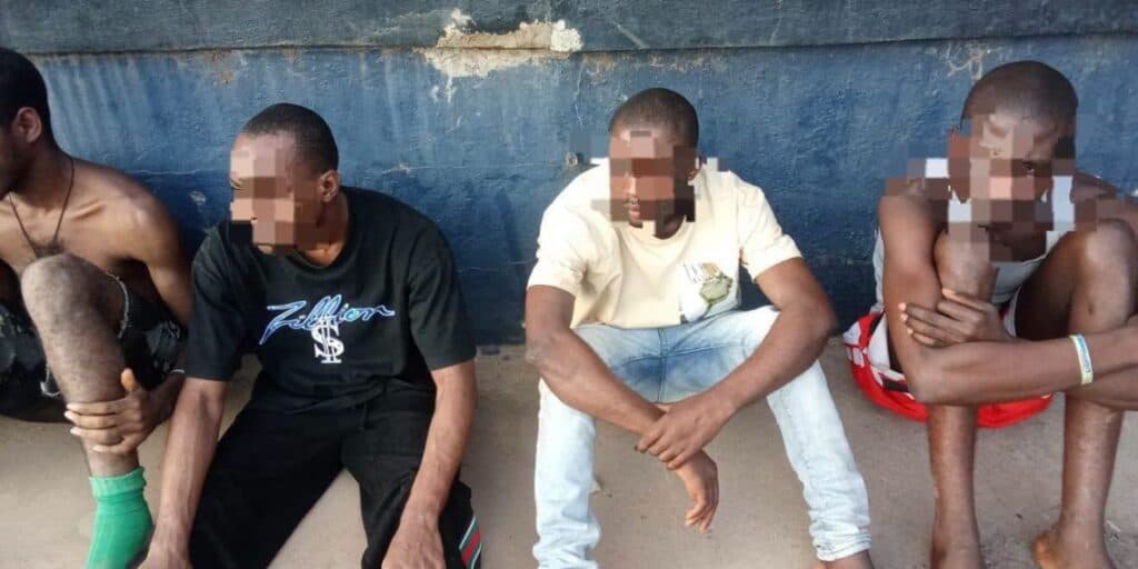 8 arrested over alleged internet fraud initiation assault in Bono Region