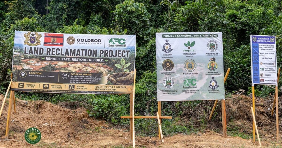GoldBod commits GH¢35m to reclaim galamsey-ravaged Tano Nimri Forest Reserve