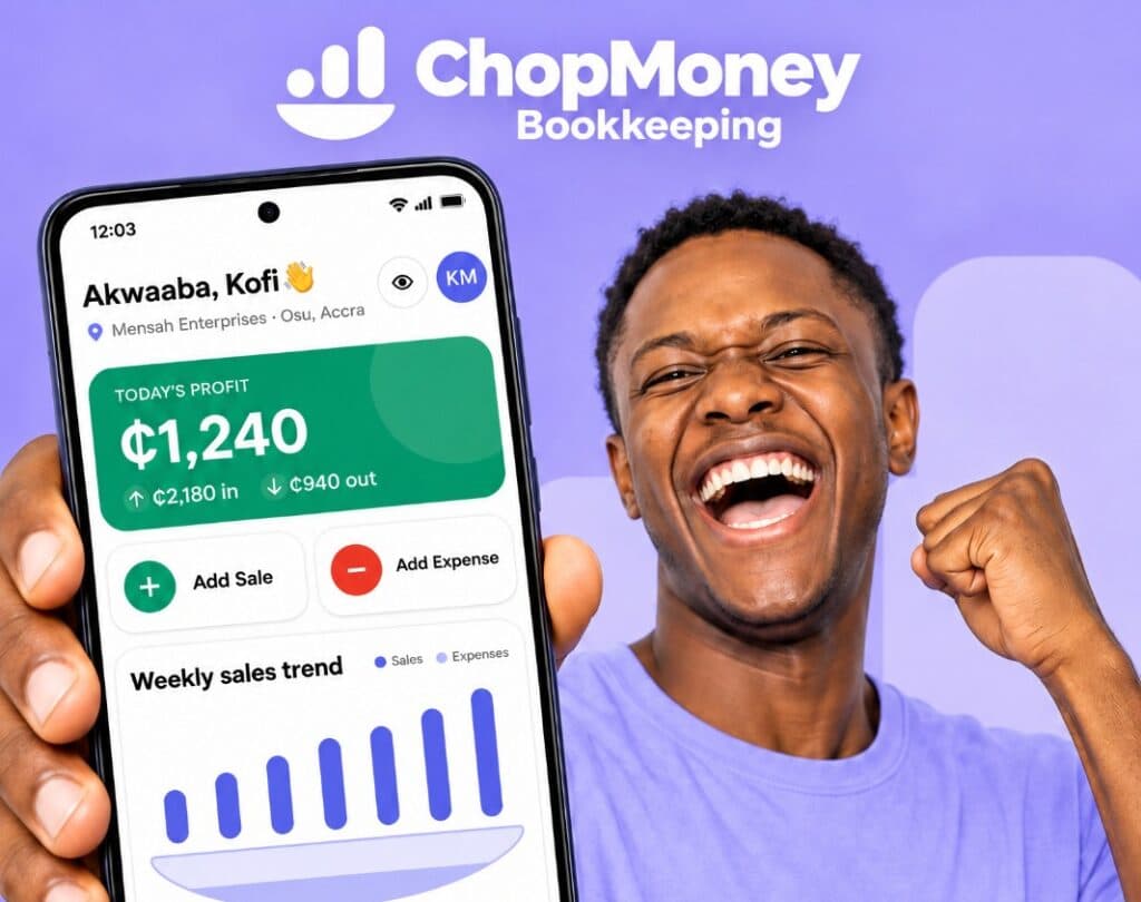 Chopmoney Bookkeeping seeks to simplify bookkeeping for Ghana’s small businesses