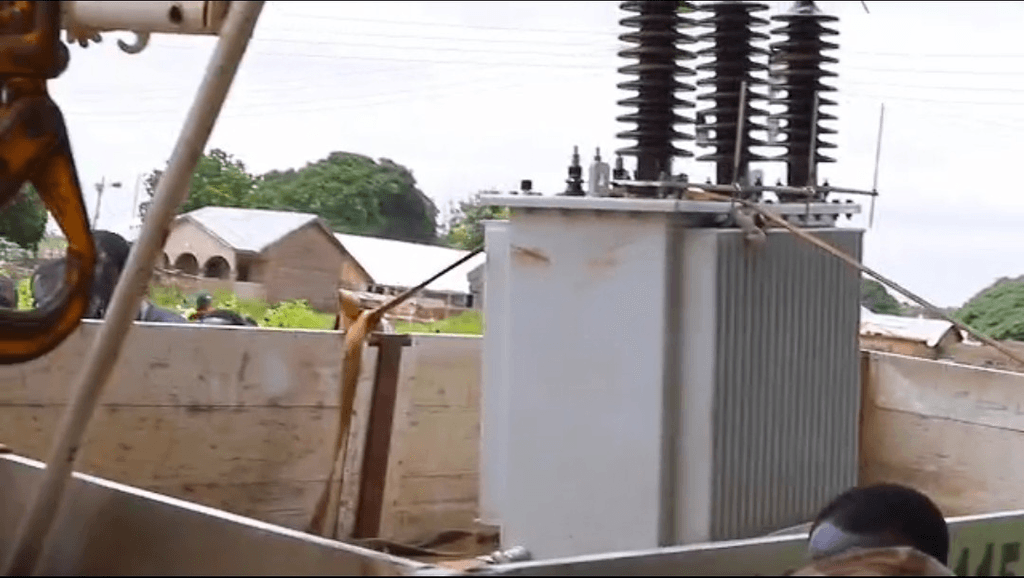 Joy in Nayilifong as Farouk Aliu Mahama donates 100kVA transformer to improve power supply