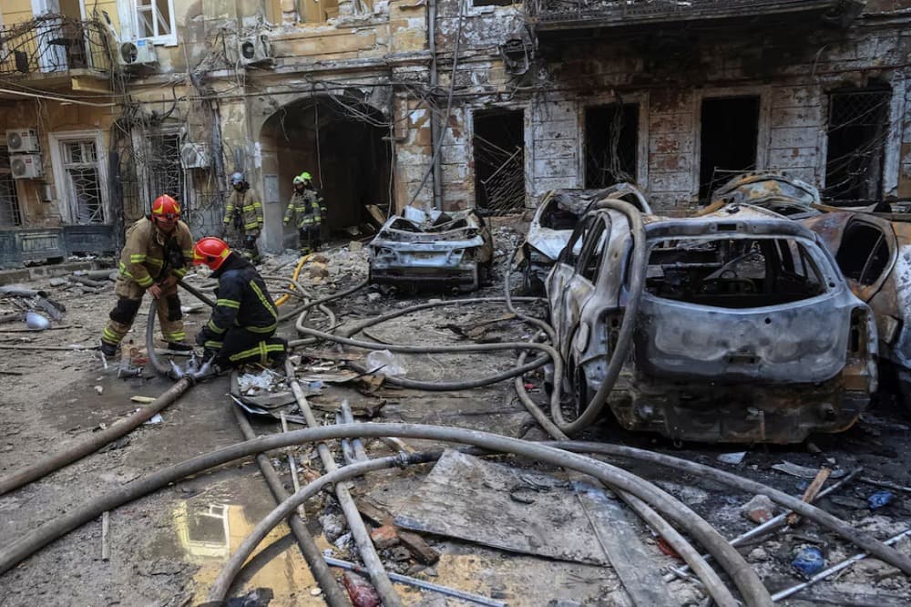 Ukraine kills 13, including child, in drone attack on Russian city