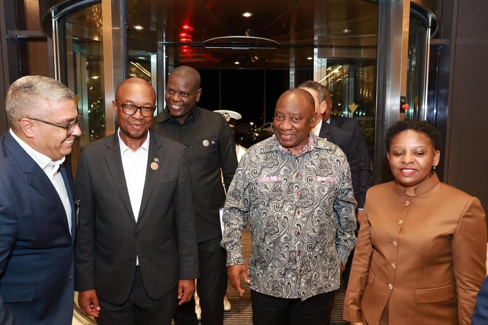 President Ramaphosa arrives in Egypt for 8th AU Mid-Year Meeting