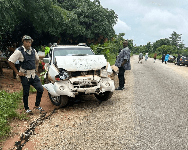 Titus-Glover campaign convoy involved in accident on Dambai-Tamale road