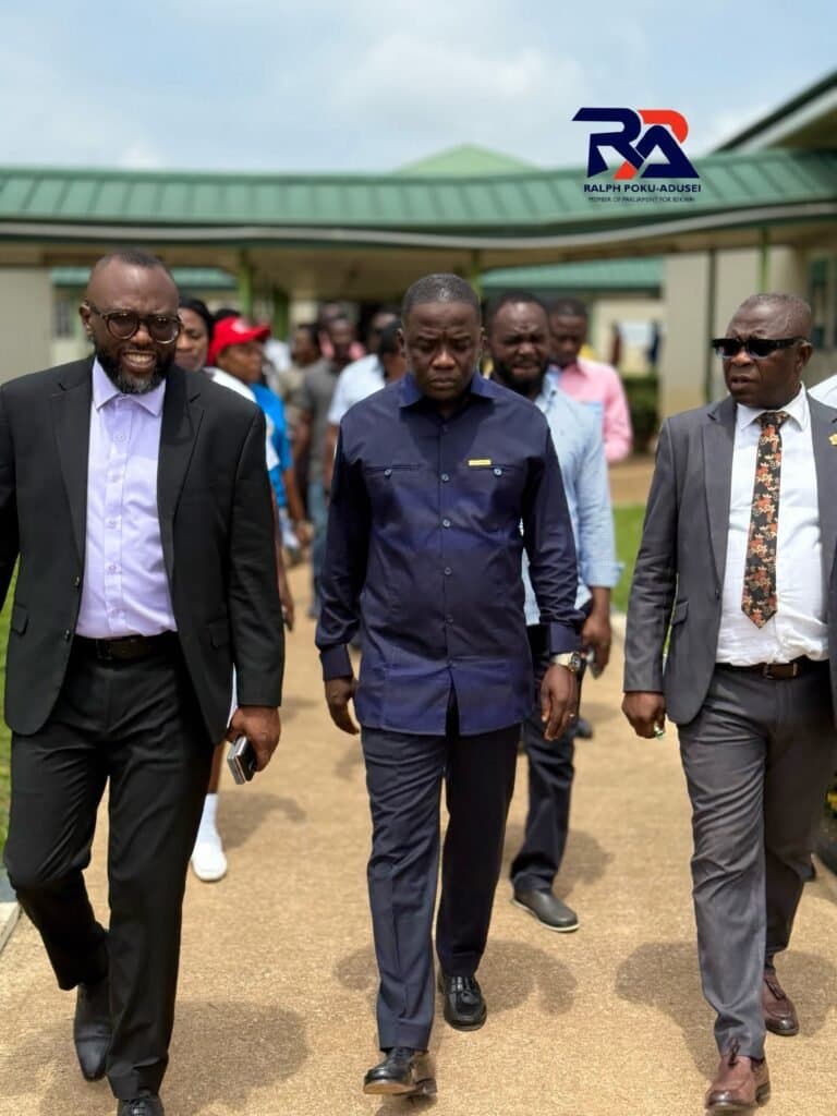 Bekwai MP visits municipal hospital, inspects progress of work on KNUST Medical School project